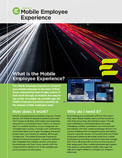 Mobile Empoyee Experience Brochure