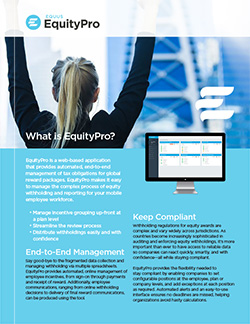 EquityPro_Brochure Equus EquityPro Brochure