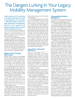 Legacy Mobility Management Systems