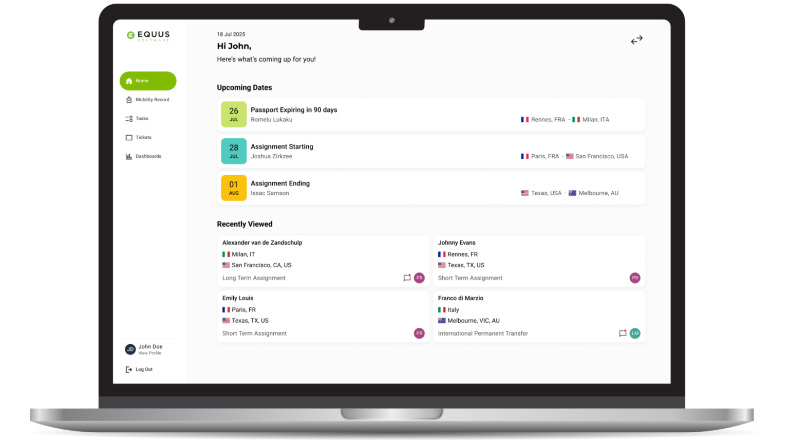 Equus Platform Features - Mobility Software | Equus Software